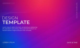 Dynamic Blue Magenta and Maroon Gradient Background Design vector