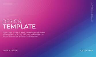 Indigo Blue Magenta Gradient Background Design Concept vector