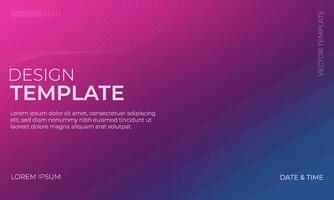 Sleek Blue Magenta and Navy Gradient Background Design vector