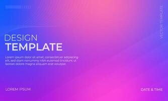 Lavender Blue Magenta Gradient Background Design Idea vector