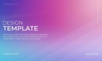 Abstract Blue Magenta Lavender Gradient Backdrop Design vector