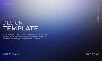 Stylish Black Gray and Indigo Background Gradient Design vector