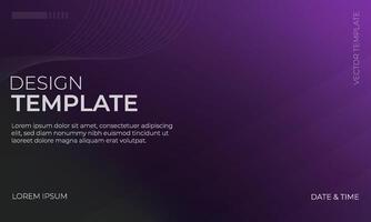 Unique Black and Purple Gradient Background Illustration vector