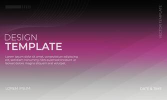 Beautiful Gradient Background in Black Gray and Magenta Colors vector