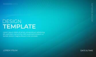 Enhance Designs with Turquoise Black Gradient Background vector