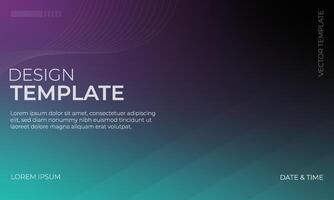 Purple and Teal Gradient Background for Graphic Design vector