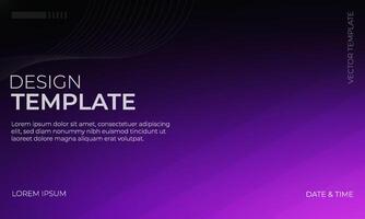 Dark Purple Gradient Background for Design Projects vector