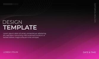 Cool Black and Magenta Gradient Background vector