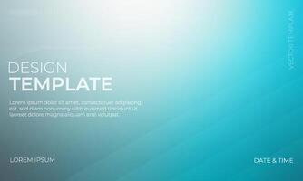 Beautiful Gray and Cyan Gradient Background vector