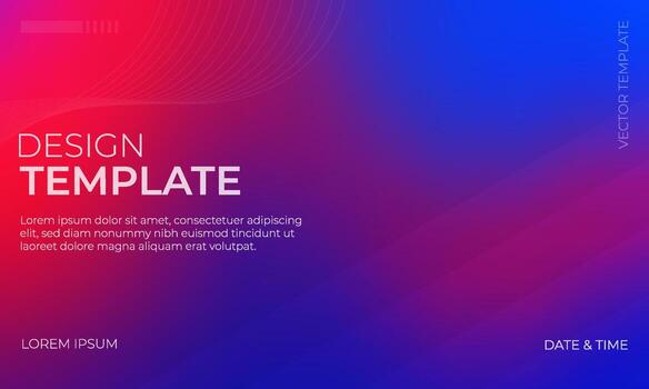 resumen y vistoso azul rojo y índigo degradado antecedentes vector