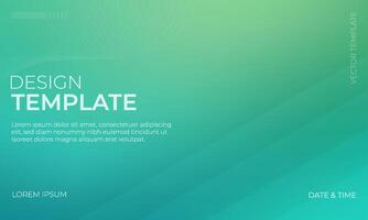 Elegant Green and Turquoise Gradient Background Illustration for Visual Concepts vector