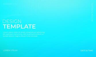 Abstract Cyan and Turquoise Gradient Background Art vector