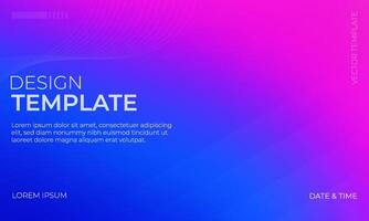 Abstract Blue Magenta Indigo Gradient Background Design vector