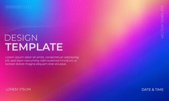 Creative Magenta Blue Gold Gradient Background Artwork vector