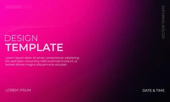 Elegant Magenta and Black Gradient Background Illustration vector