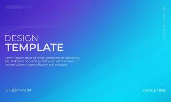 Aesthetic Blue Purple and Turquoise Gradient Background Design vector