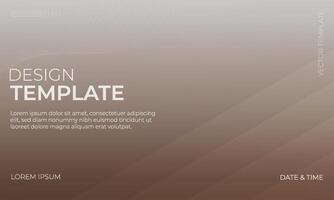 Minimalist Gray and Brown Gradient Background vector