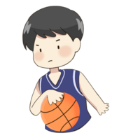 basketball clipart garçon dessin animé clipart png