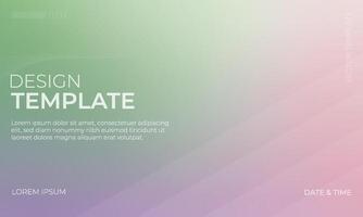 Green Pink and Lavender Gradient Artistic Background Design vector