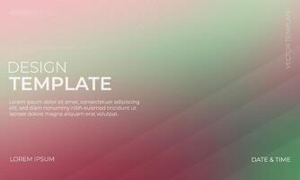 Artistic Green Pink and Maroon Gradient Background Artwork vector