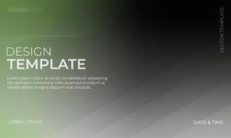 Modern Green and Gray Gradient Background Design Concept vector