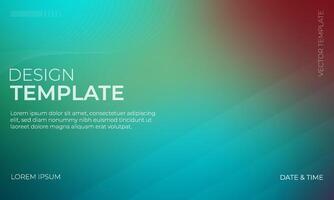 Green Cyan Maroon Gradient Background Design vector