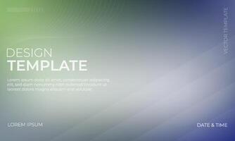 Green Gray and Indigo Gradient Background Collection for Designers vector