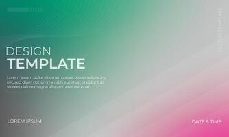 Elegant Green Gray and Magenta Gradient Background vector
