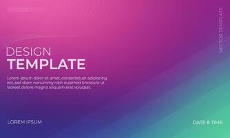 Colorful Green Magenta Indigo Gradient Background Pattern vector