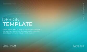 Brown and Cyan Gradient Artistic Background vector