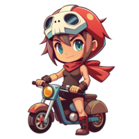 Chibi character man woman for your game character, avatar, or your cover book png