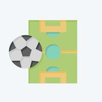 Icon Sport Field. related to Football symbol. flat style. simple design illustration vector