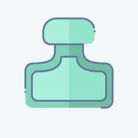 Icon Perfume. related to Woman Day symbol. doodle style. simple design illustration vector