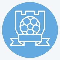 Icon Symbol Team. related to Football symbol. blue eyes style. simple design illustration vector