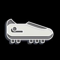 Icon Shoes. related to Football symbol. glossy style. simple design illustration vector