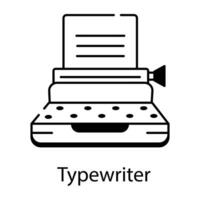 Content Writing Linear Icons vector