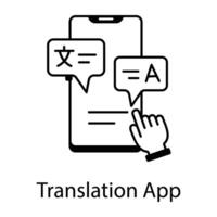 Writing and Editing Linear Icon vector