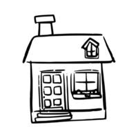 Handdrawn Simple house vector