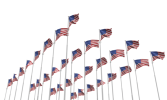 United state america usa us flag waving country national icon object freedom independence day military soldier democracy stripe american veteran government 4th fourth july month government.3d render png