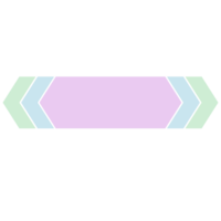 text box are pastel color arrow shape png