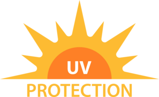 UV radiation protection icon solar ultraviolet light symbol for graphic design, logo, website, social media, mobile app, UI illustration. png