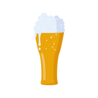 Beer glass. Glass of beer isolated png