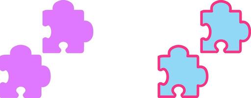 Puzzle Icon Design vector