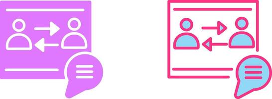 Communication Icon Design vector