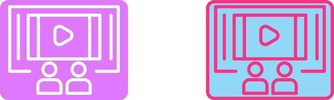 Auditorium Icon Design vector