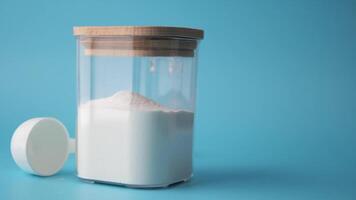 baby milk powder in a container video