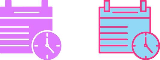 Clock Icon Design vector