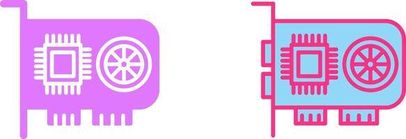 GPU Icon Design vector