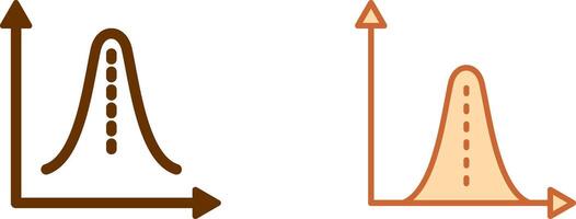 Histogram Icon Design vector