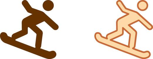 Snowboard Icon Design vector